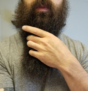how to use beard balm step4