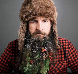 natural Christmas beard