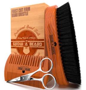 beard brush and comb